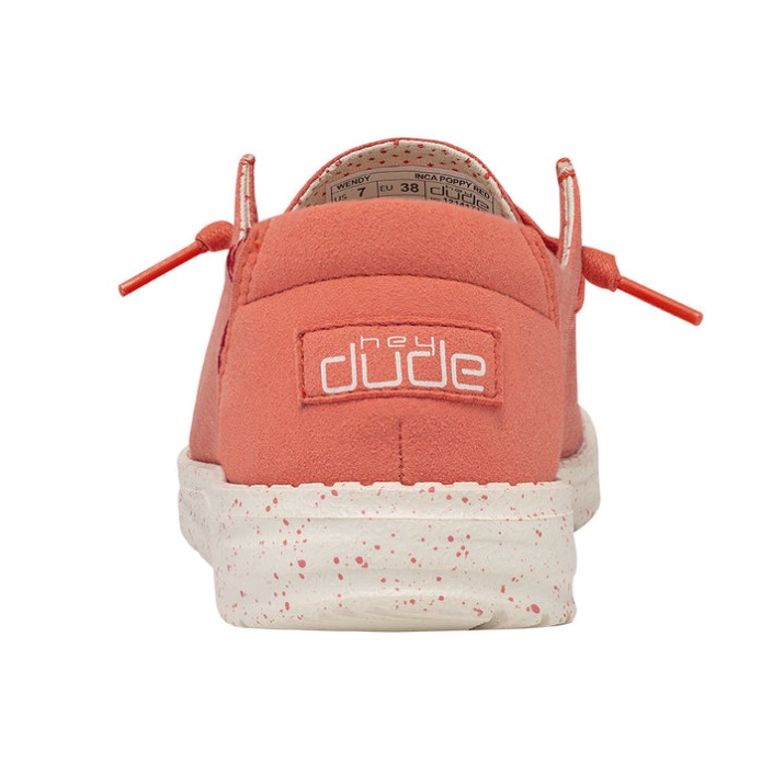 Hey Dude Wendy Inca Mohnrot Dressing Effekt
