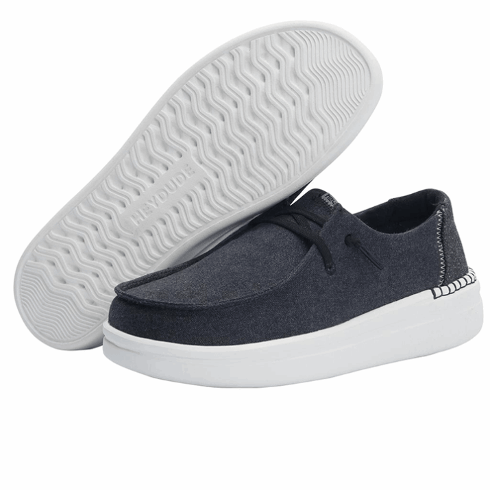 Hey Kumpel Wendy Rise Black - Detailansicht Ferse