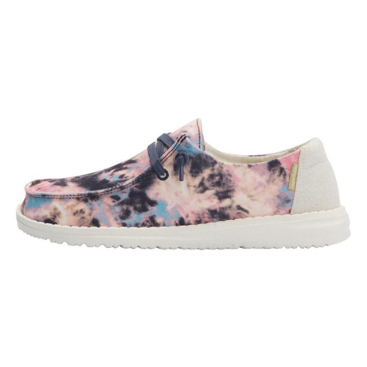 Hey Dude Wendy Tie Dye Navy Pink Frontanicht