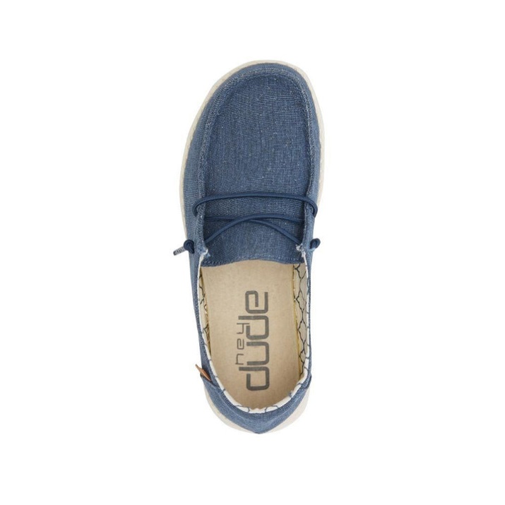 Hey Dude Wendy Jugend Sparkling Denim Damenschuhe Multi-Winkel-Display