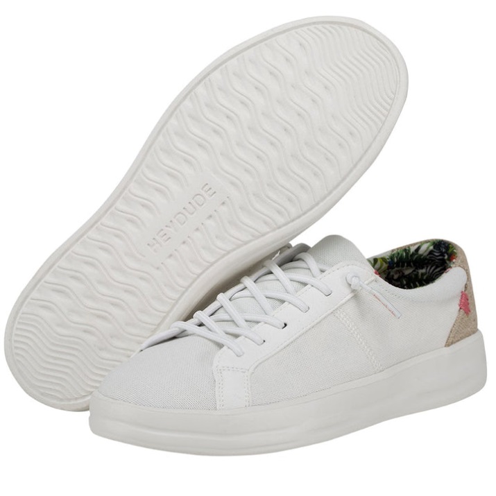 Detailansicht der Karina Natural Coconut White Hey Dude Schuhe