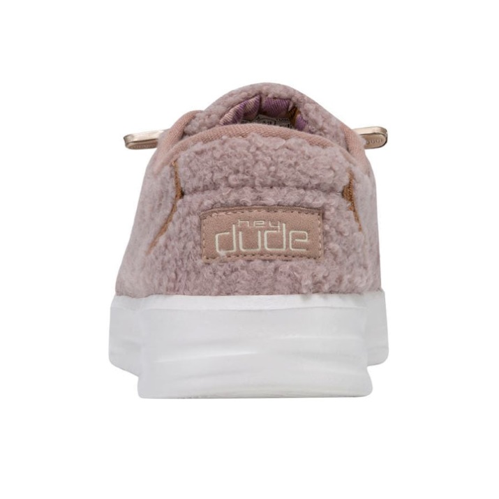 Karina Sherpa Toscany Pink mit Detail des Futters
