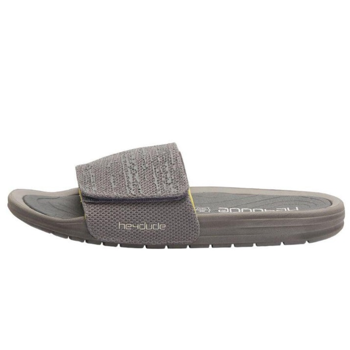 Phoenix Sox Holzkohle Hey Dude Sandalen Frontansicht
