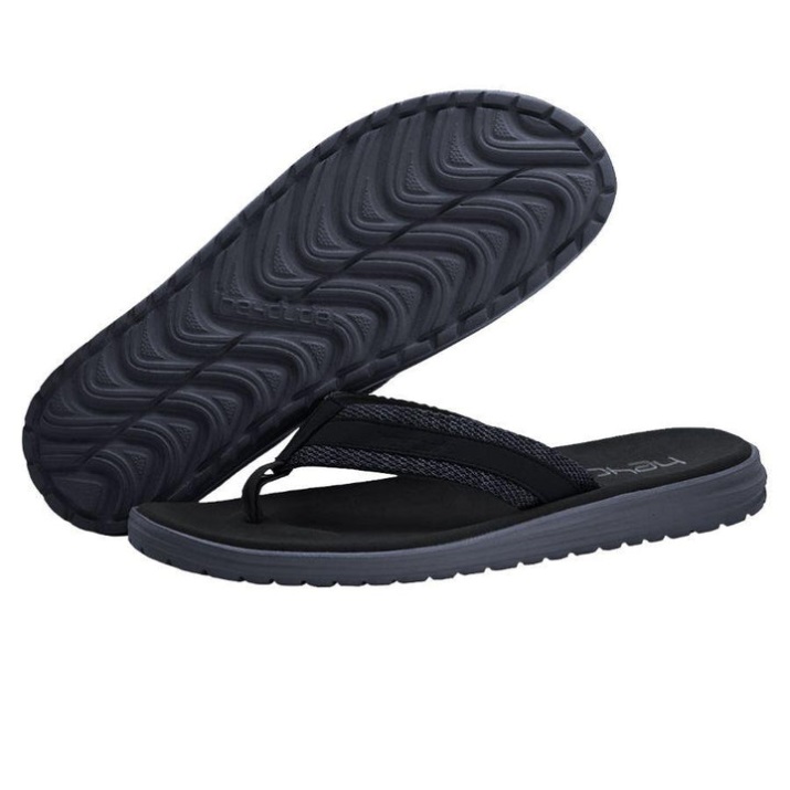 Sami Sox Black Memory Foam schuhe Nahaufnahme