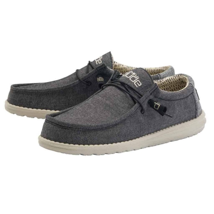 Wally Chambray Black Details Anzeige