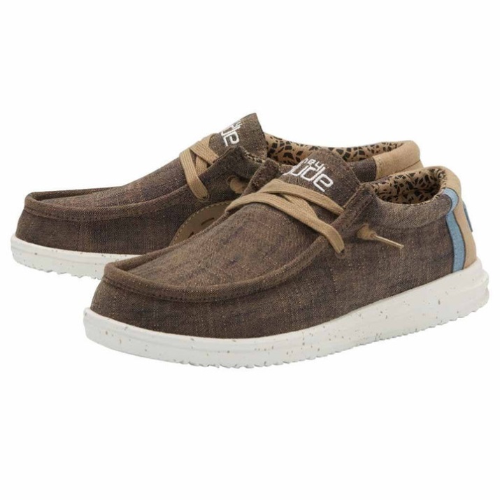 Hey Dude Wally Free Natural Cub seitliche Ansicht