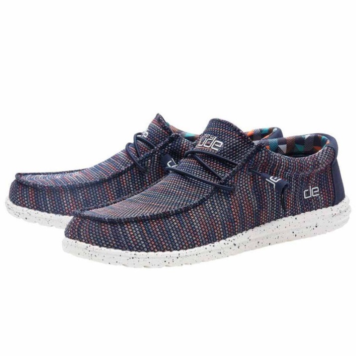 Wally Sox Blau Orange seitliche Ansicht