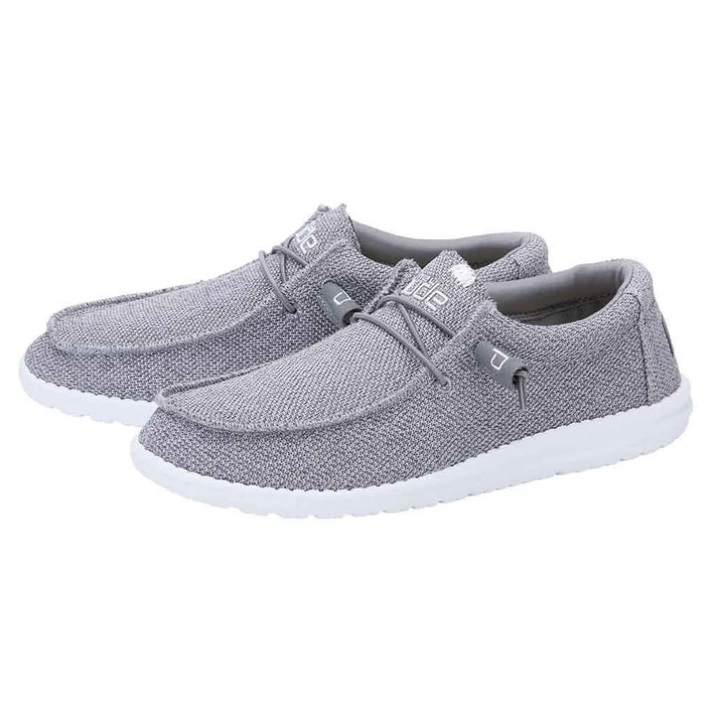 Wally Sox Grau Weiß Seitenansicht