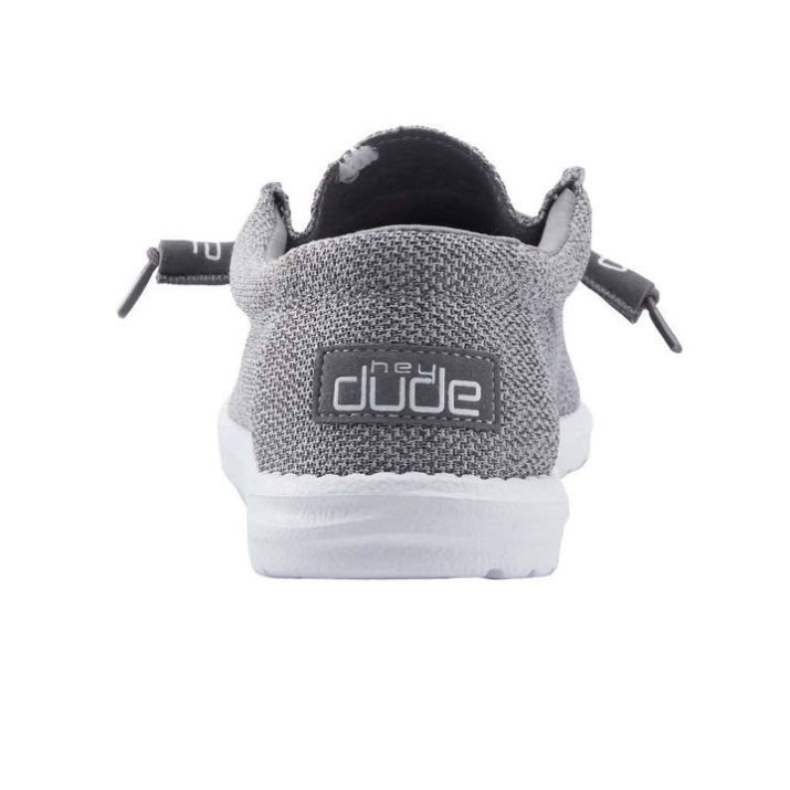 Wally Sox Grau Weiß von oben