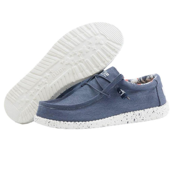 Wally Stretch Blue Detailansicht der Sohle