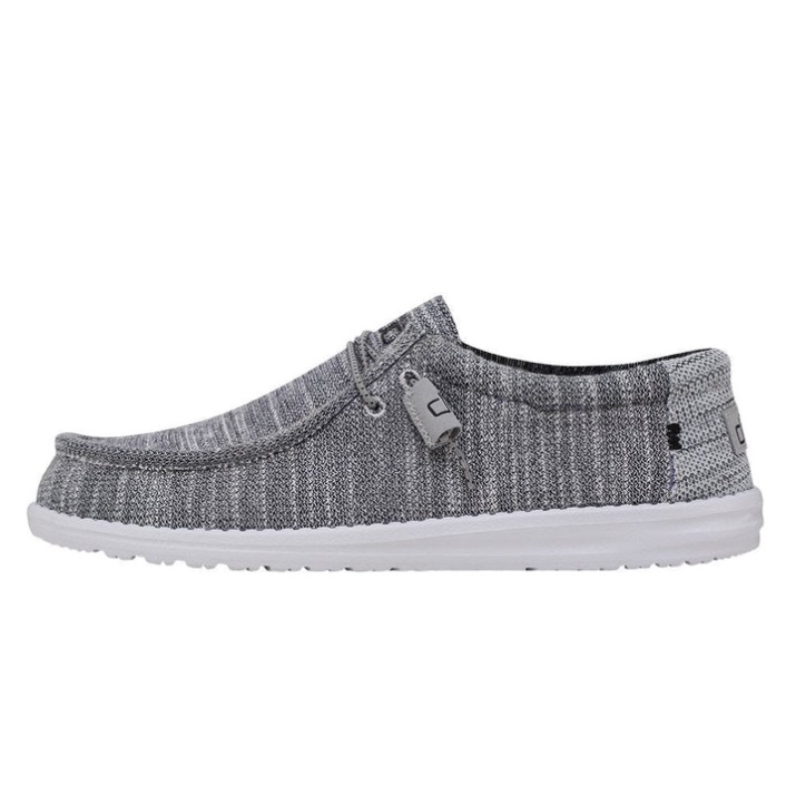 Wally Stretch Granit Hey Dude Damenschuhe Frontansicht