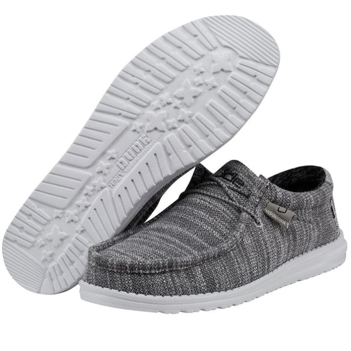 Wally Stretch Granit Seitenansicht mit dehnbarem Canvas
