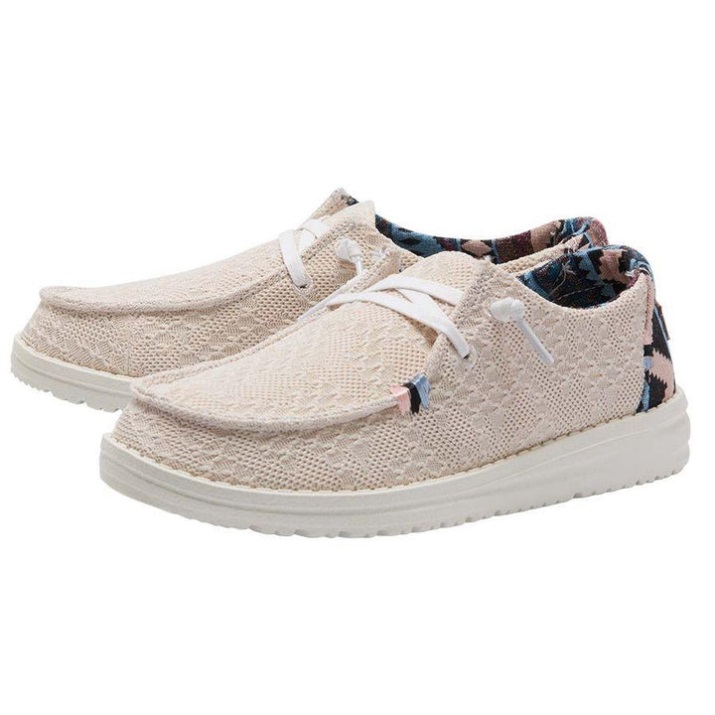 Detailansicht der Wendy Boho L Aztec Pink Stickereien