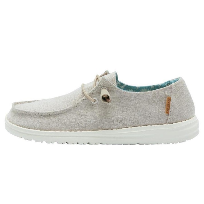 Wendy Chambray Beige Hey Dude Damenschuhe Frontansicht