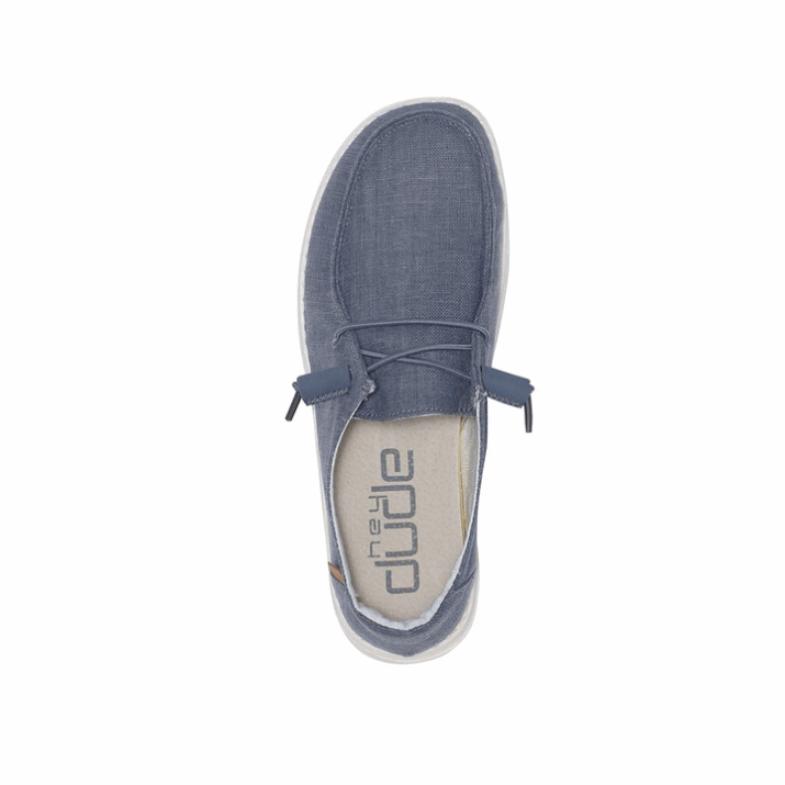 Der tatsächliche Verschleißeffekt von Wendy Chambray Navy White