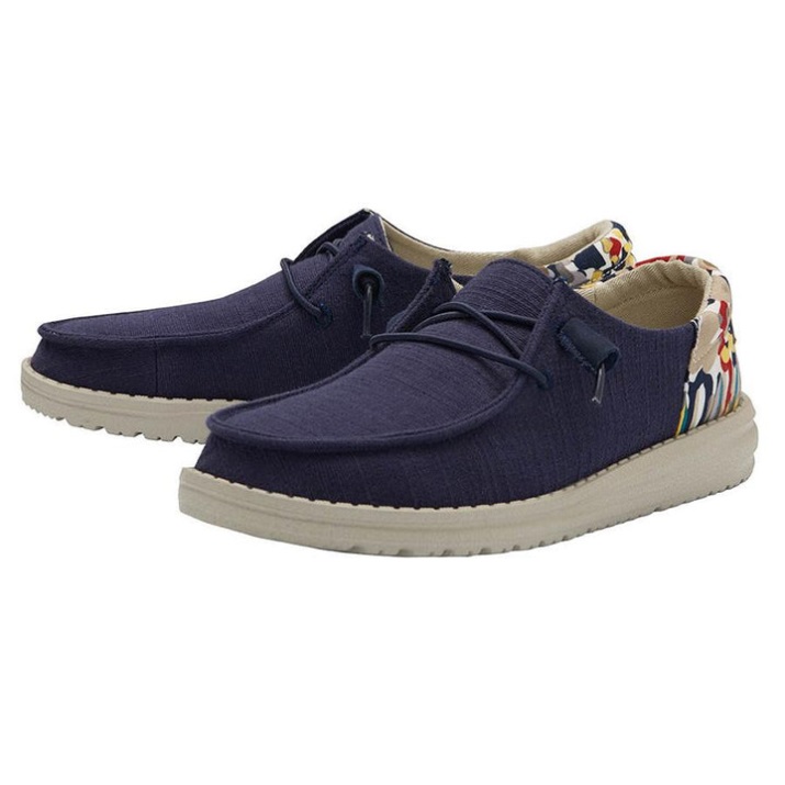 Wendy Funk Chambray Marine seitliche Ansicht