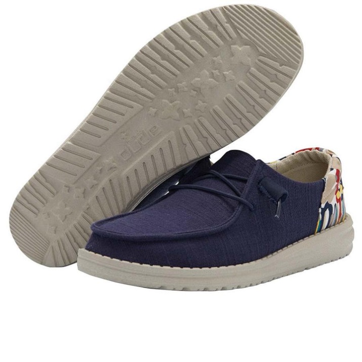 Wendy Funk Chambray Marine Detailansicht