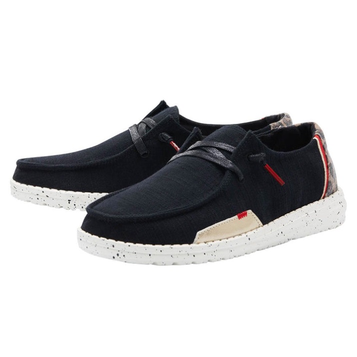 Wendy Jungle Black Schuhe Seite Details