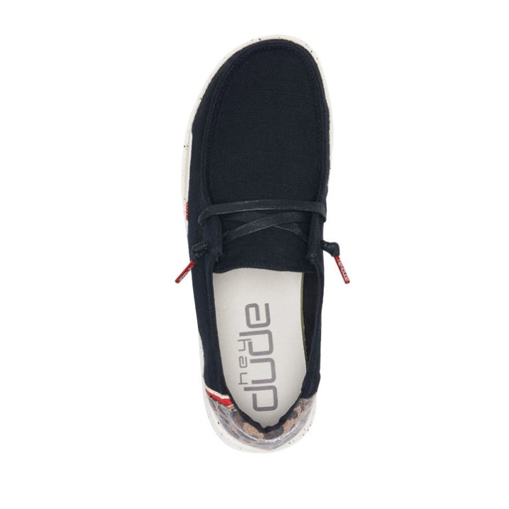 Wendy Jungle Black Shoes Details Nahaufnahme