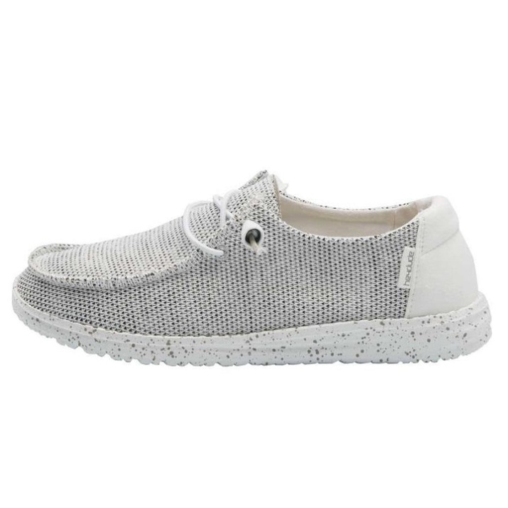 Wendy Sox Stone White Hey Dude Damenschuhe Frontansicht