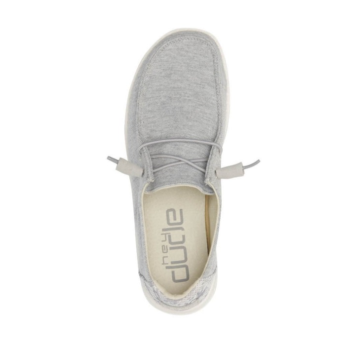 Wendy Stretch Fleece Gletschergrau von oben